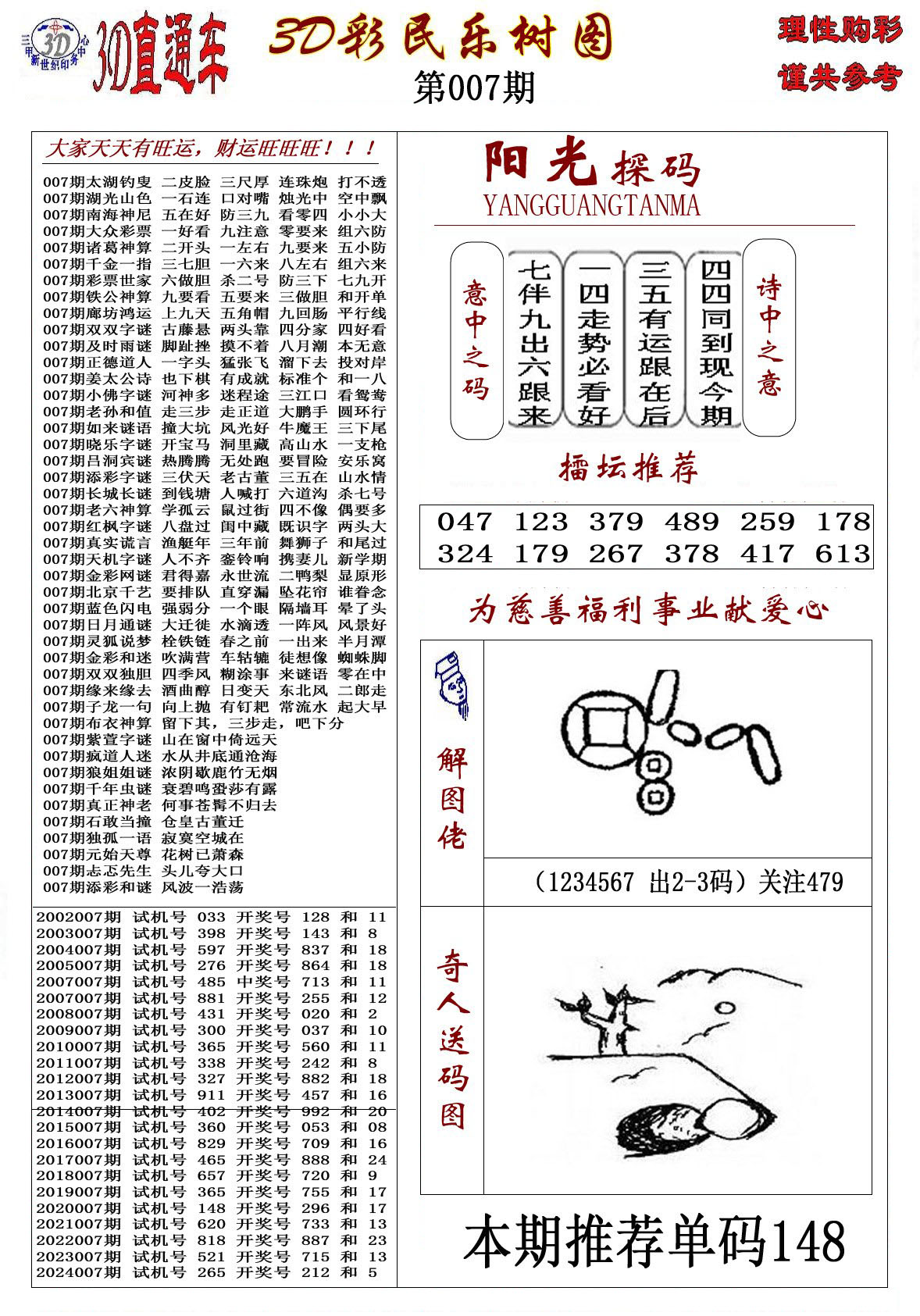 3D彩民乐树图